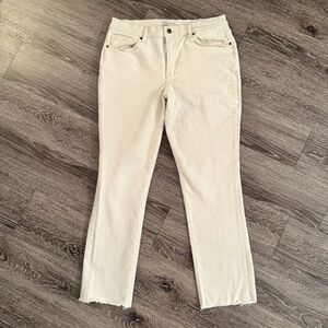 Oliver Logan Ecru High Rise Jeans